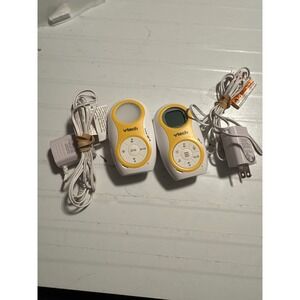 VTech Audio Baby Monitor Unisex OS White Yellow  Digital DECT 6.0 DM221
